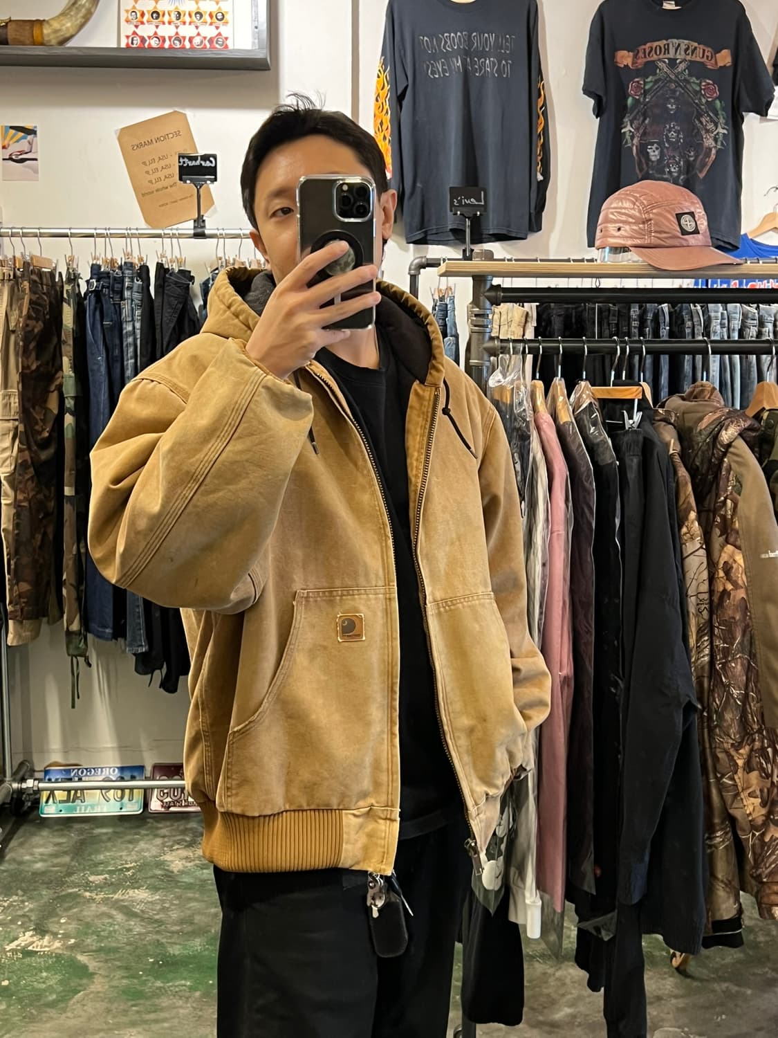 00s [XL] 칼하트 덕 액티브 자켓 J130 브라운 상품이미지4