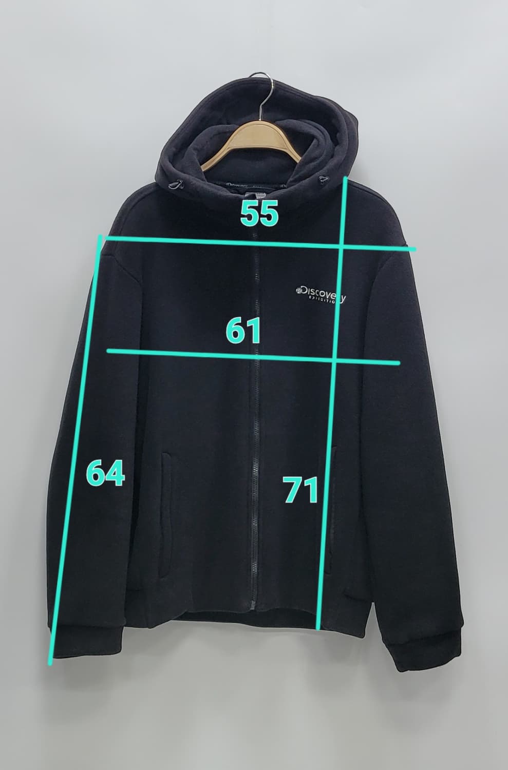 디스커버리 익스페디션 본딩 플리스 후드 자켓 / 남 105 블랙
 상품이미지10