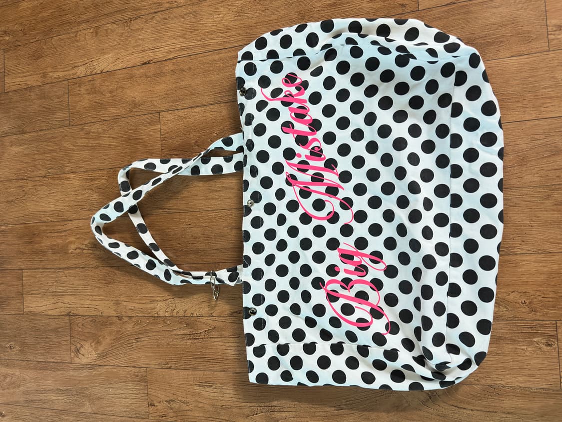 justhaus 도트 패턴 토트백 상품이미지2