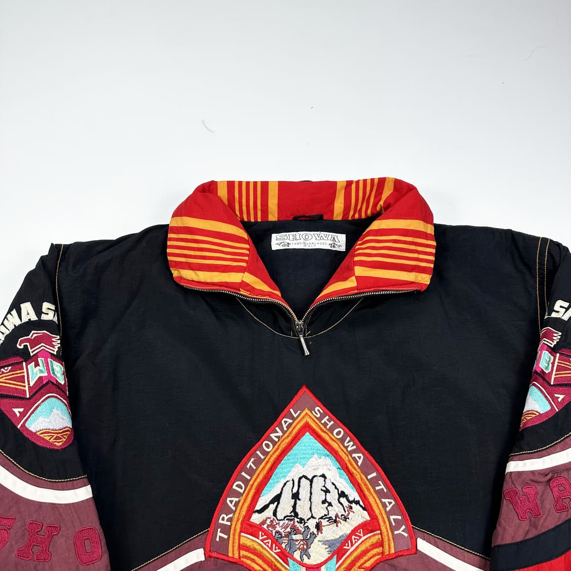 JPN 재팬빈티지 쇼와 스포츠 자수 아노락 점퍼 2XL 상품이미지2