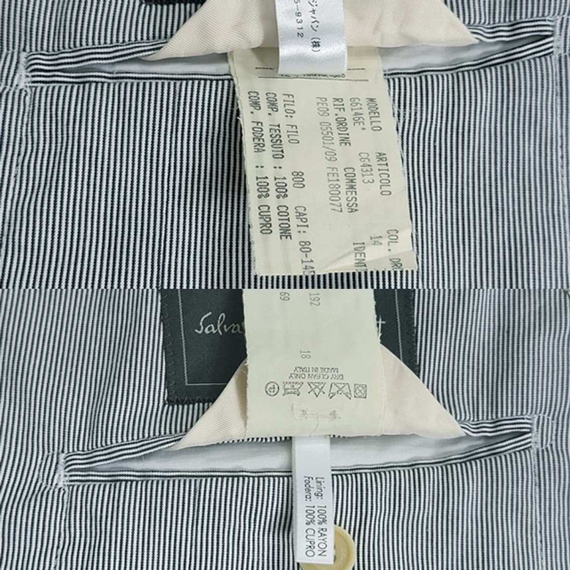 made in italy salvatore ferragamo 테일러드재킷 상품이미지10