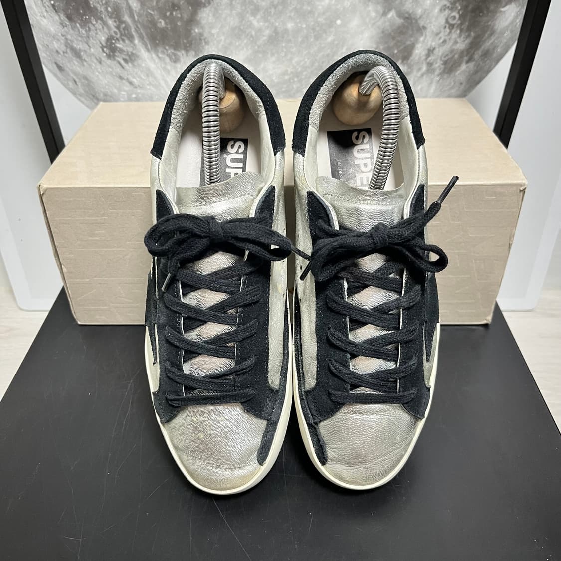 정품 36) 골든구스 실버 블랙 스니커즈 230~235 상품이미지3
