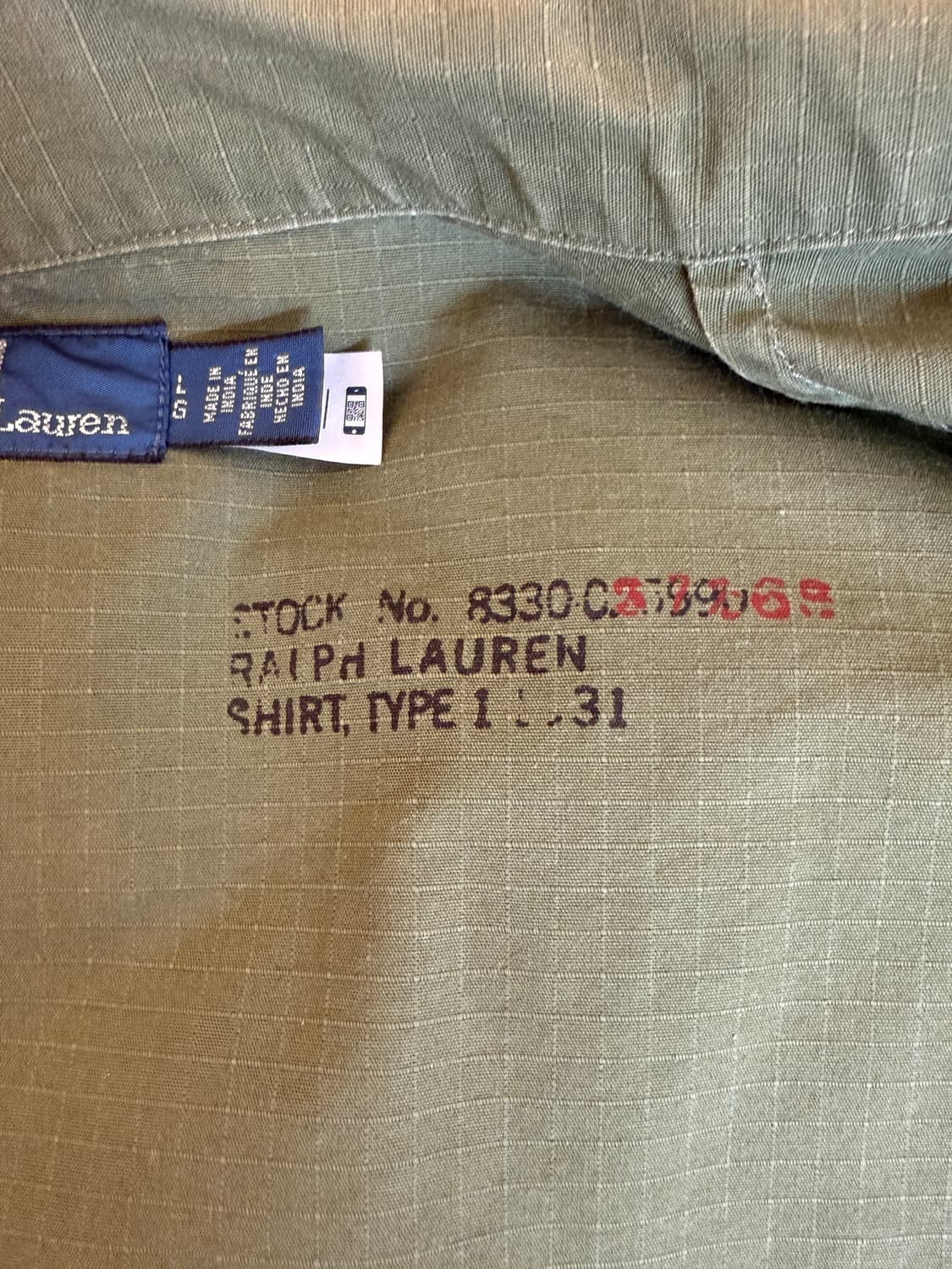 폴로 립스탑 퍼티크 자켓 L(105) 상품이미지5