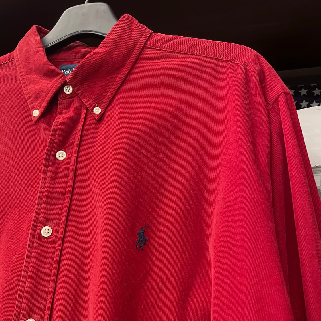90s 폴로 랄프로렌 블레이크 핏 코듀로이 셔츠 N412 상품이미지5