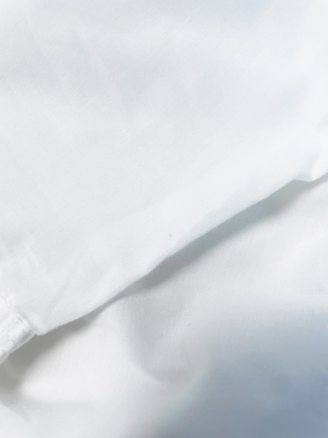 Pleated Front Half Sleeve Shirt - White 상품이미지8