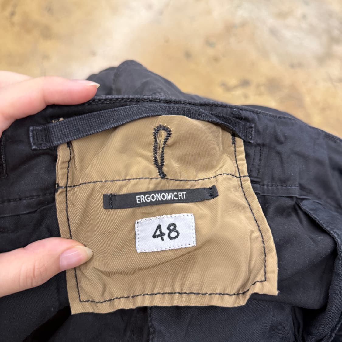 [정품/48] CP컴퍼니 블랙 카고 바지 b14 상품이미지6