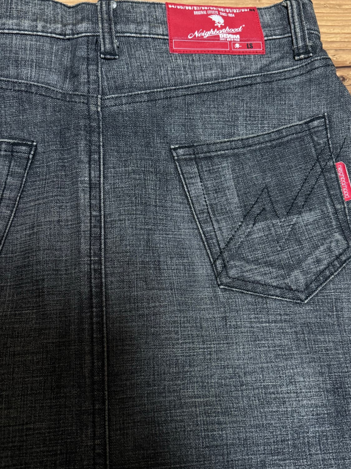 네이버후드 데님 스커트 36 상품이미지4