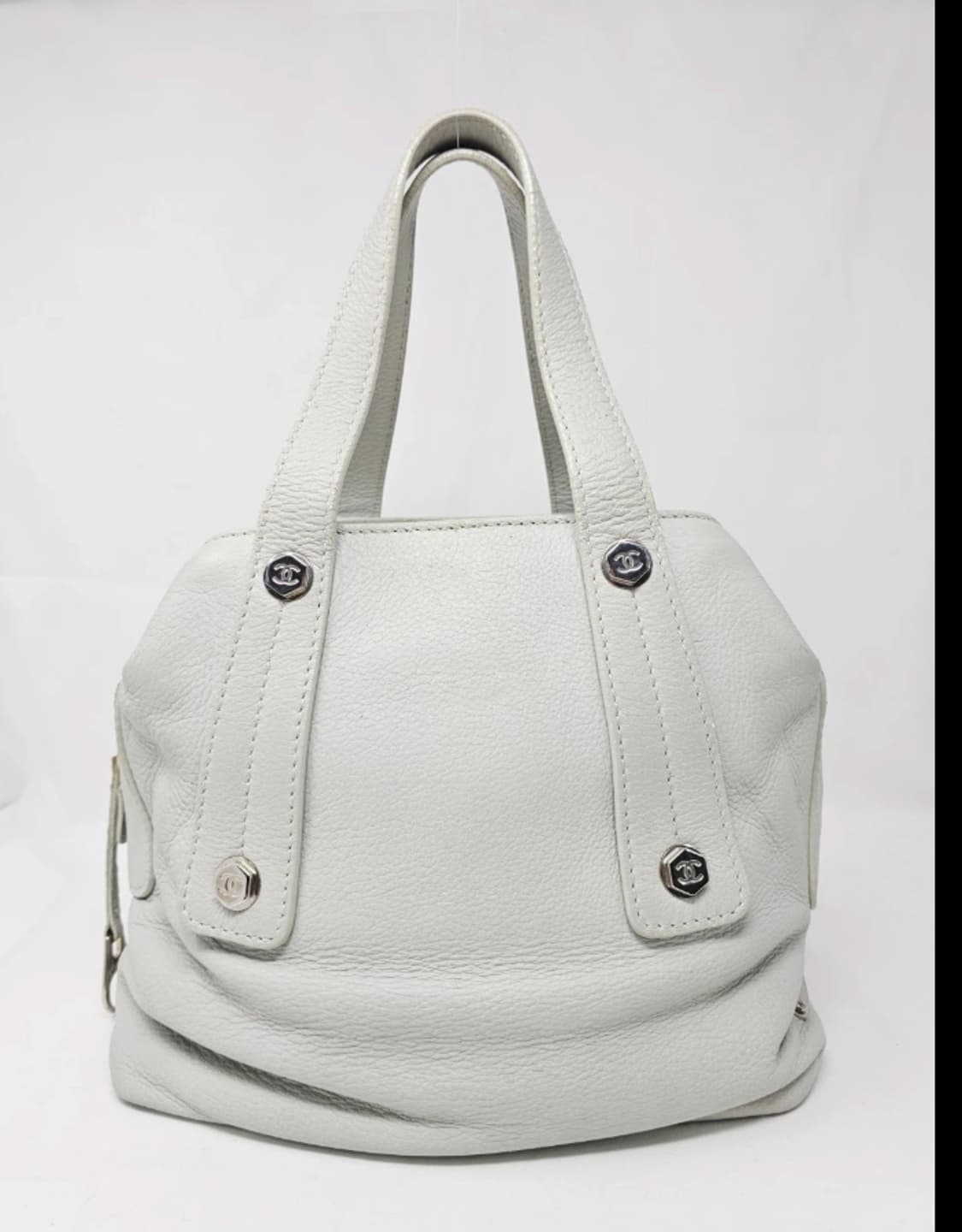 정품 샤넬 가죽 토트백 상품이미지3