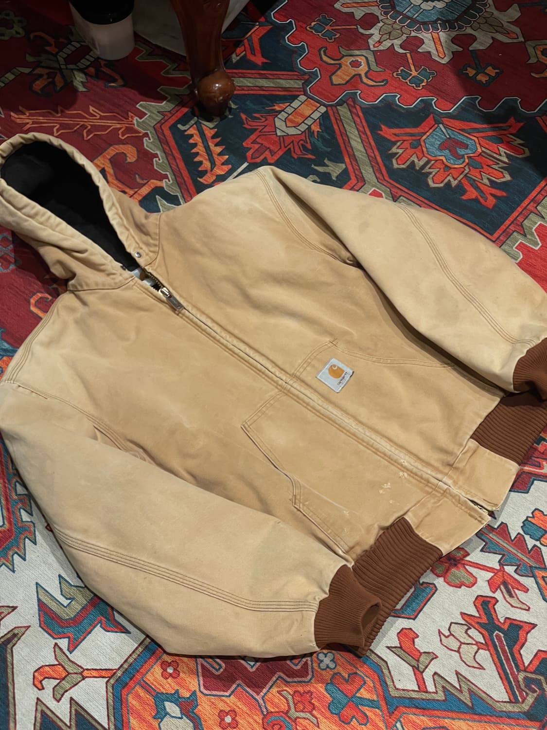 90s 칼하트 j04 엑티브 자켓 브라운 XL 105 상품이미지2