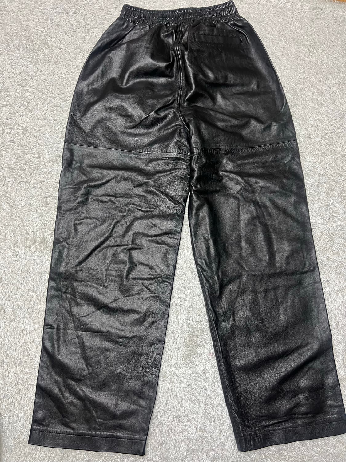 [2]언더마이카 플래더 리얼 램스킨 워시드 와이드팬츠 상품이미지2