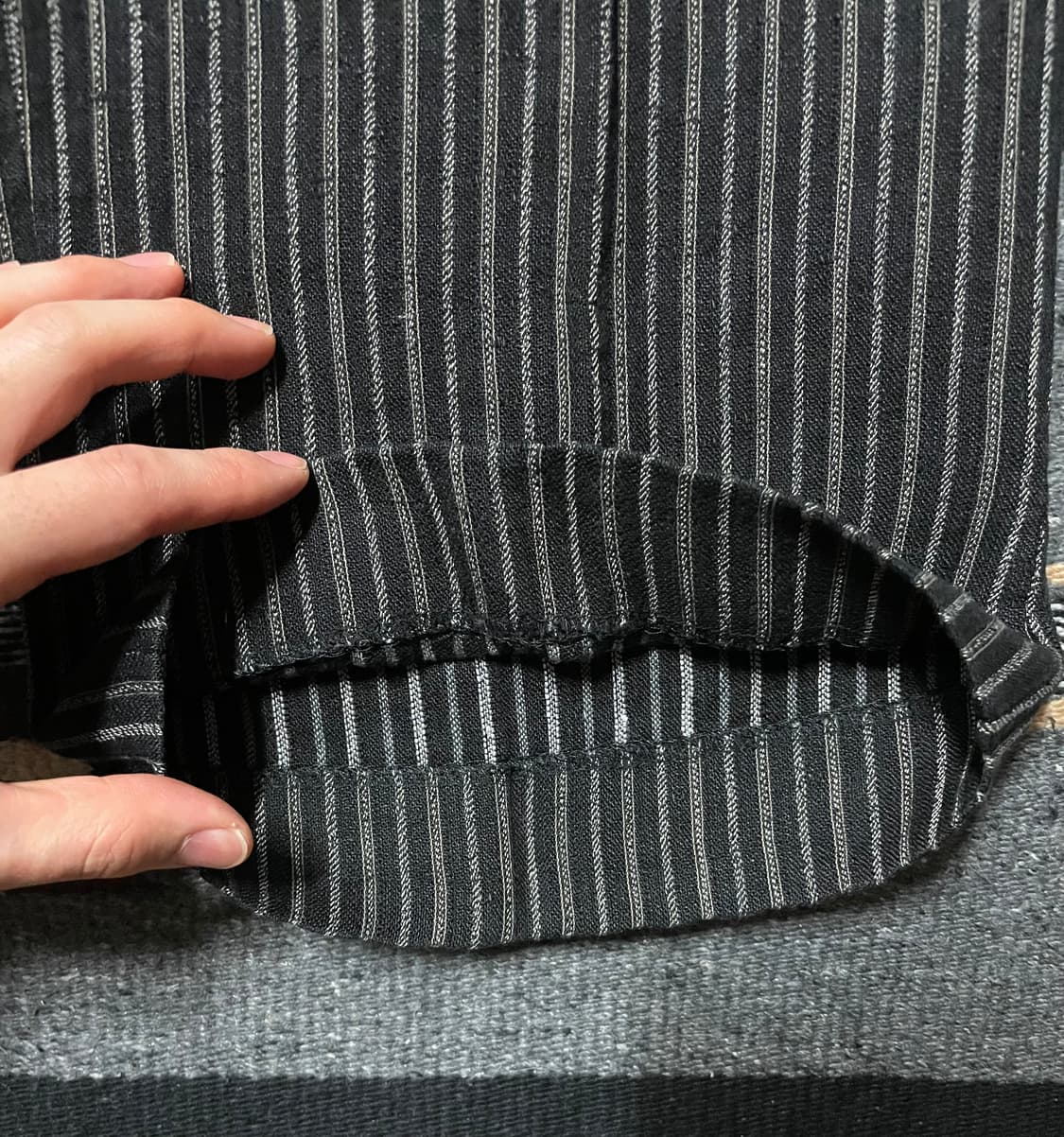 Vlas Blomme 빈티지 멀티 스트라이프 팬츠 30~1. 상품이미지6