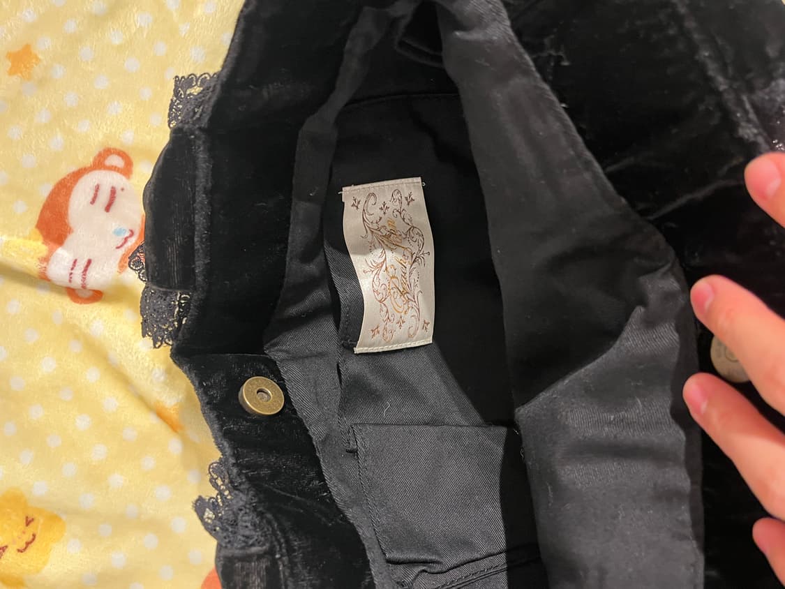 블랙 벨벳 토트백 🌹 상품이미지8