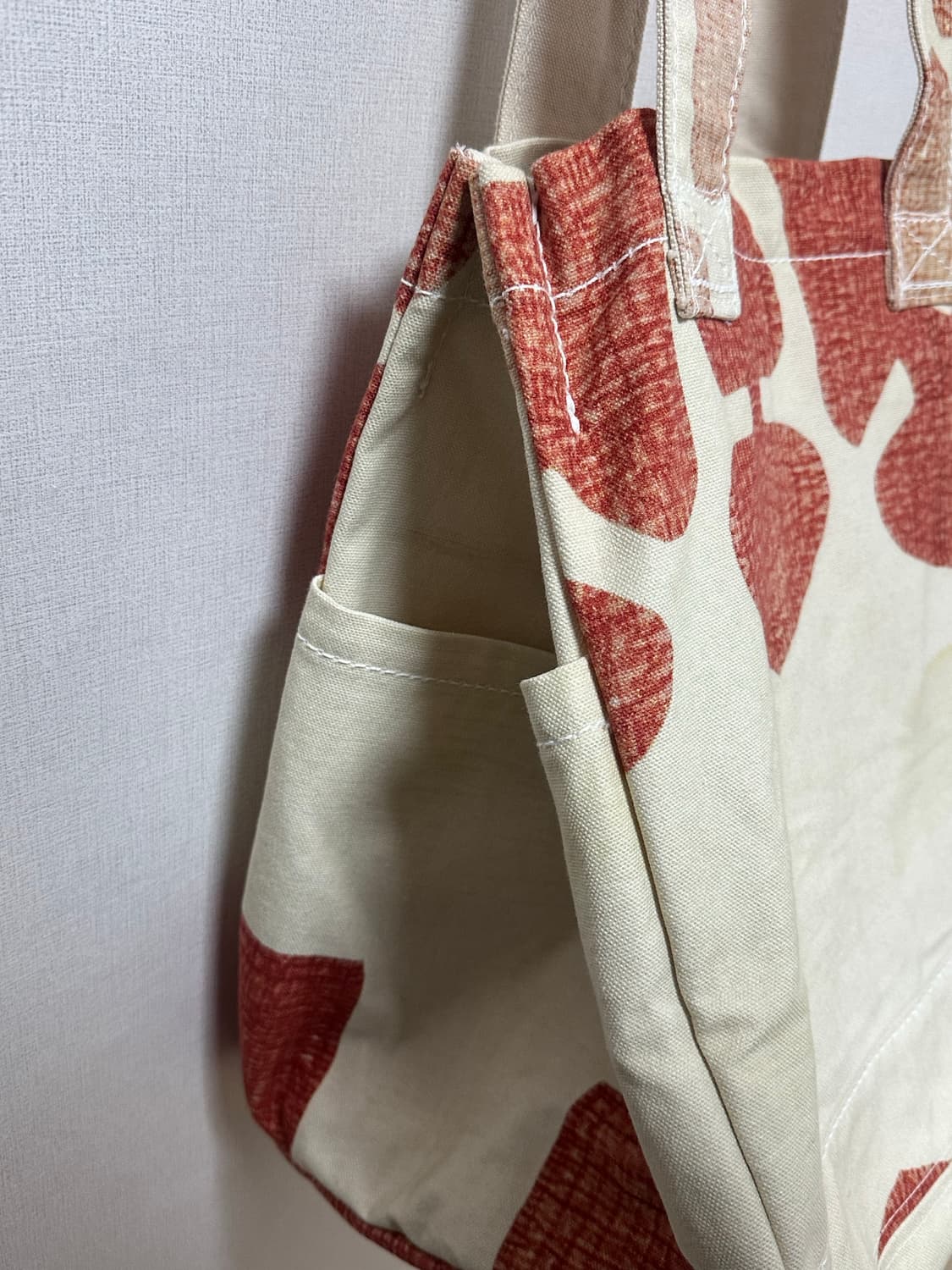 KAPITAL 캐피탈 캔버스 브라운 숄더백 상품이미지2