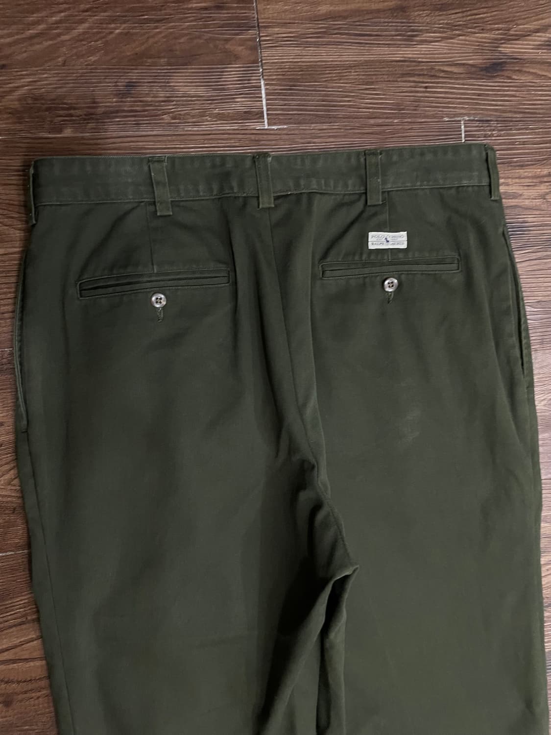 90s 폴로 랄프로렌 앤드류 치노 팬츠 카키올리브 상품이미지8