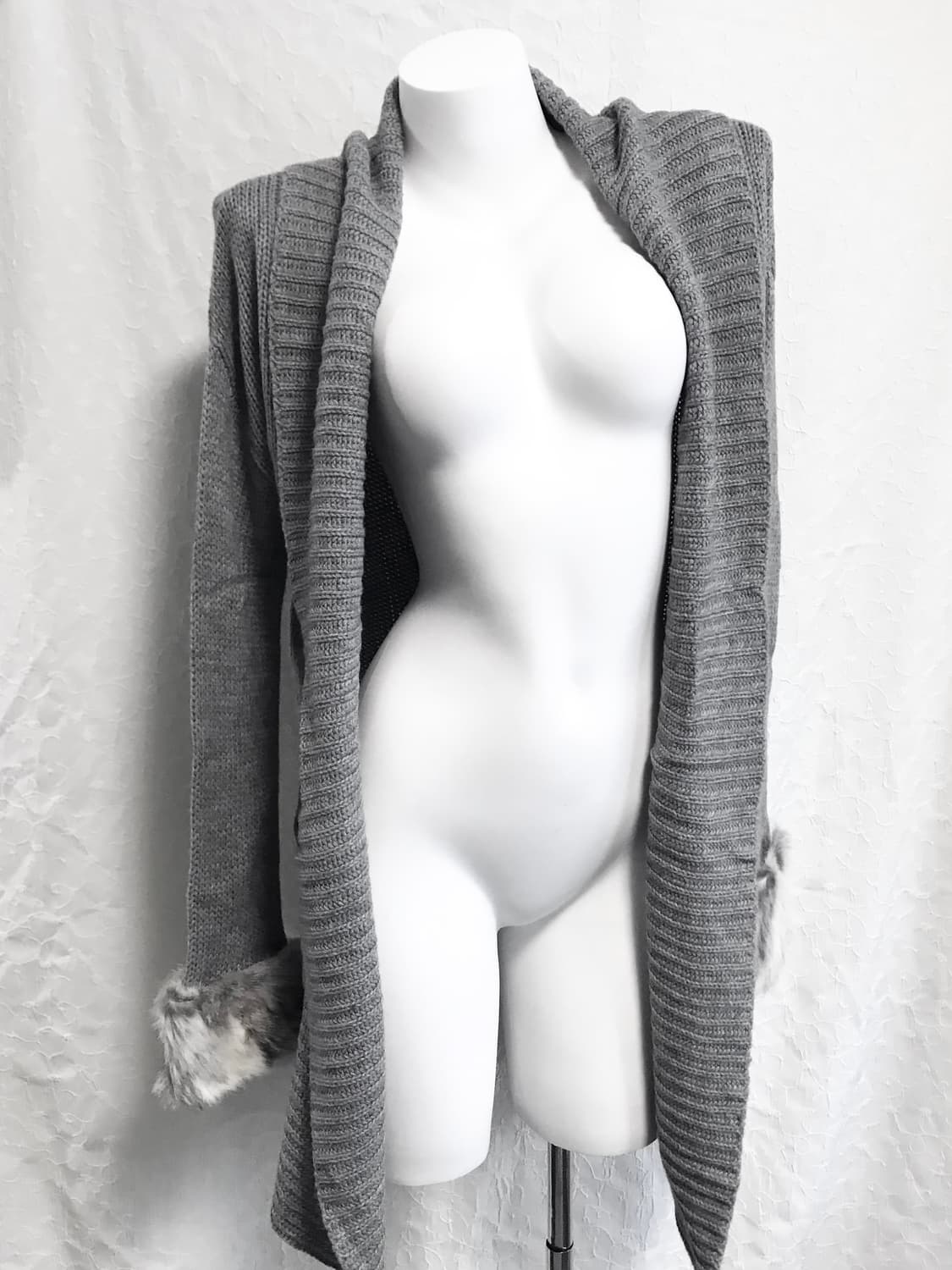 빈티지 페어리 래빗퍼 숄 가디건 상품이미지1