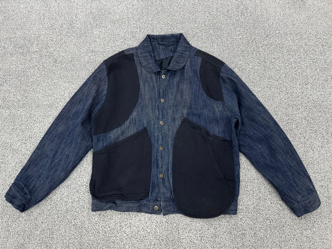 빈티지 인디고 데님 블루종 상품이미지1