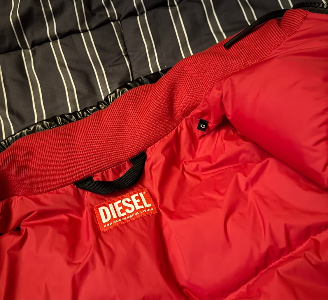 남성 W 쥬피트 맥시 로고 패딩 재킷 - 블랙  상품이미지6