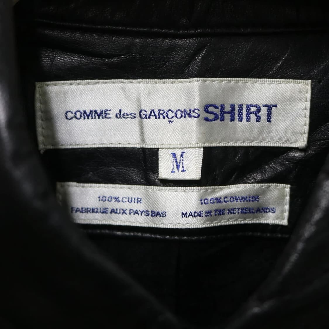 꼼데가르송 소가죽 반팔 셔츠 64883 상품이미지8