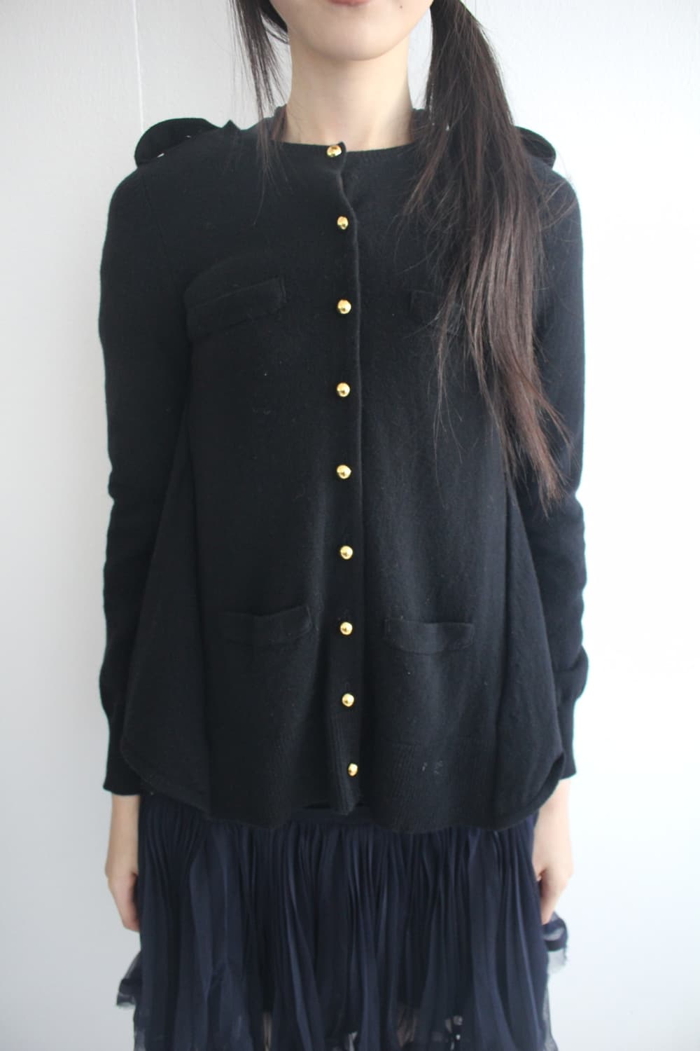 sacai back prill wool cardigan 상품이미지2