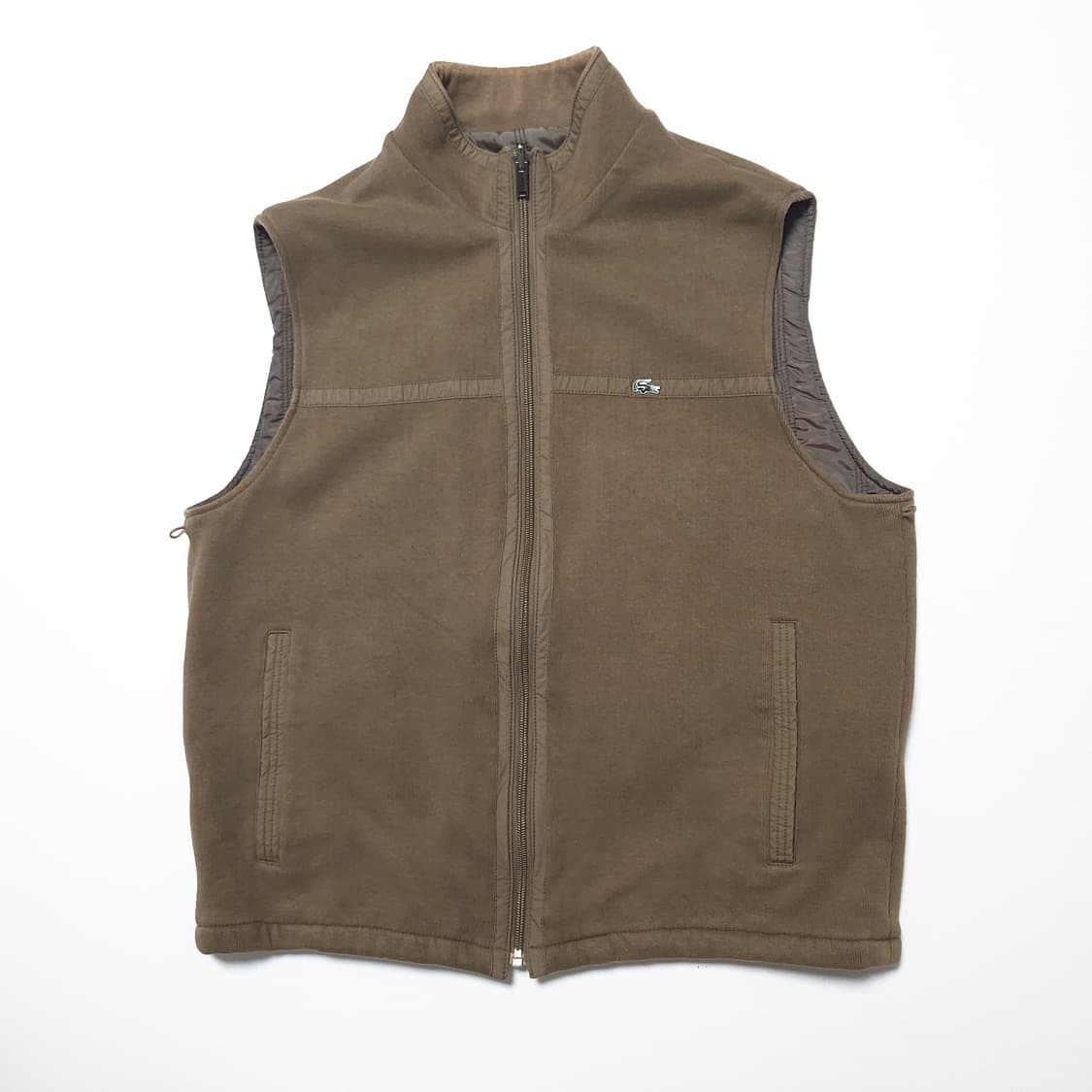 라코스테 90s 라이너 블루종 집업 자켓 브라운 상품이미지3