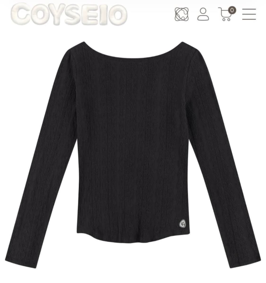 코이세이오 투웨이 롱슬리브 차콜 상품이미지1