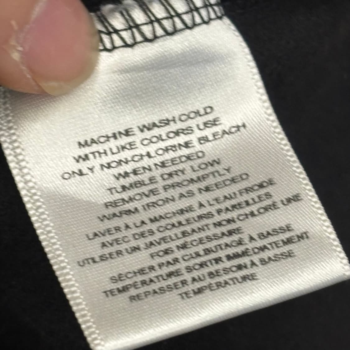 XL 할리데이비슨 여성용 블랙 크롭 롱슬리브 상품이미지5