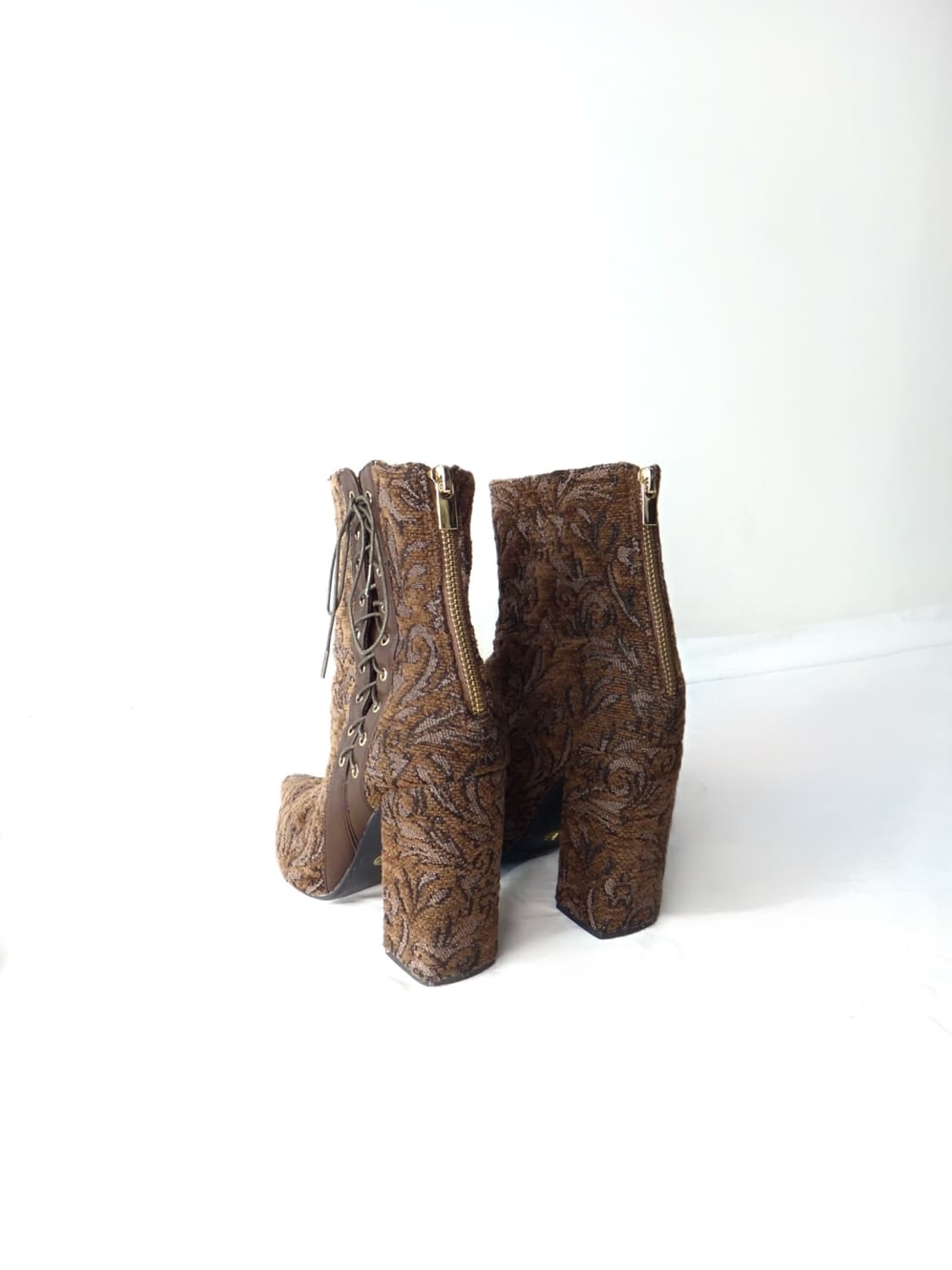 EIMY ISTOIRE pattern twist short boots 상품이미지3