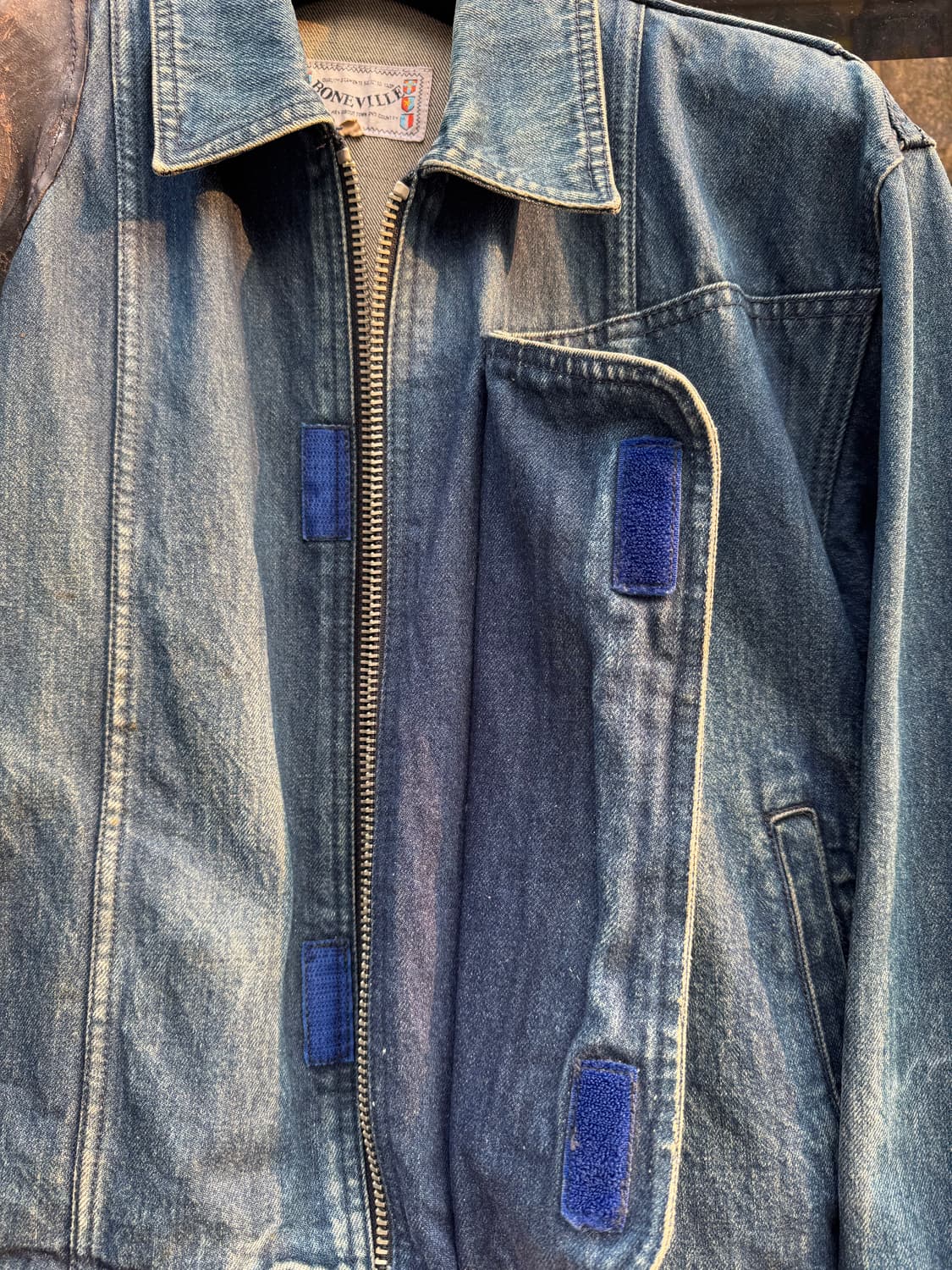 90s 보네빌레 boneville 데님 자켓 상품이미지6