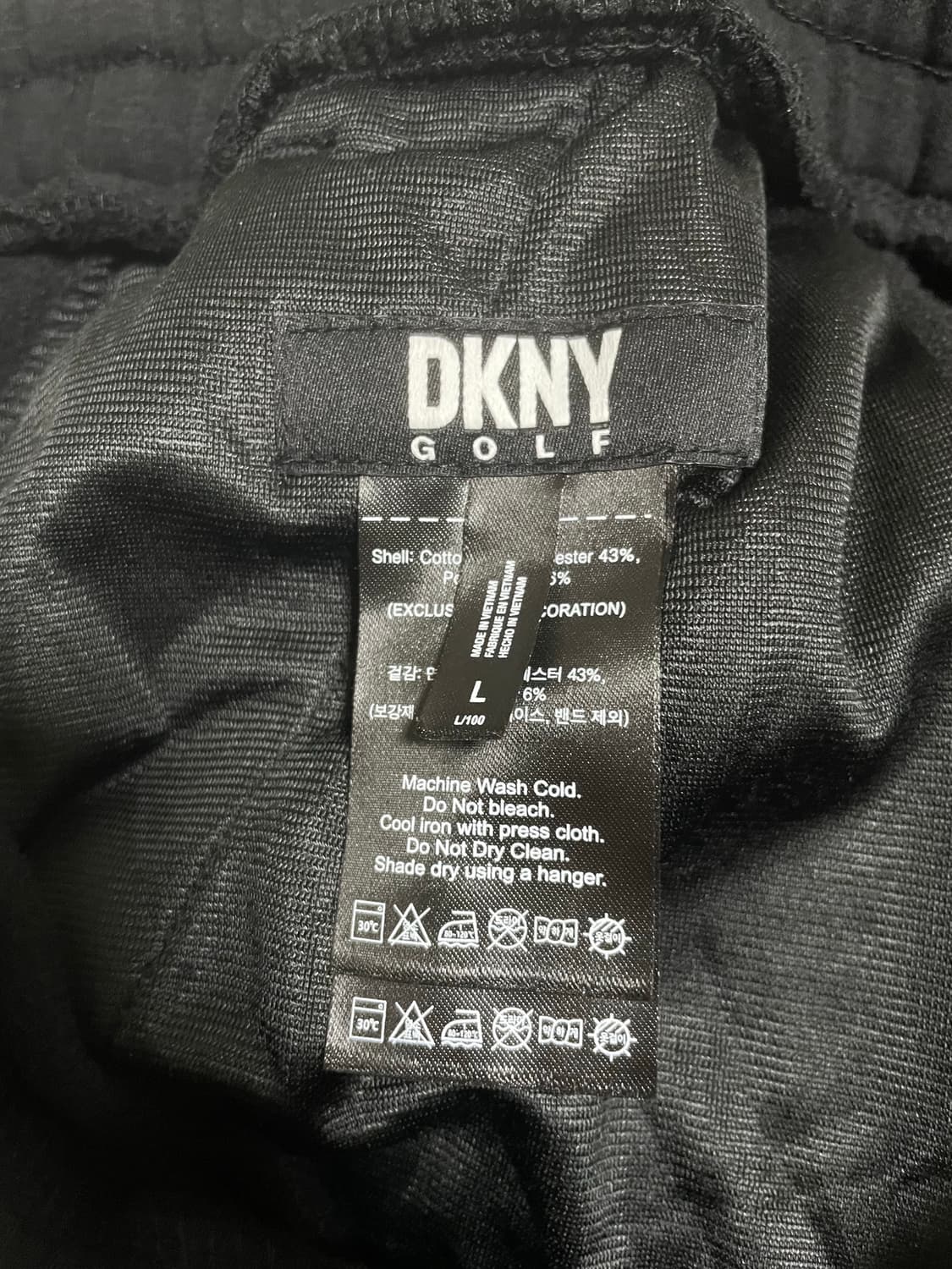 [무료배송] DKNY GOLF 블랙 조거팬츠 상품이미지3