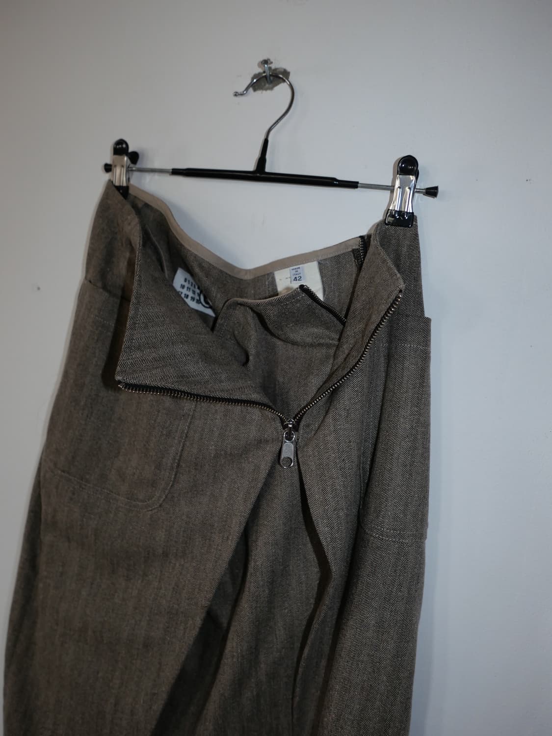 double-zip layered skirt #mm6 상품이미지2