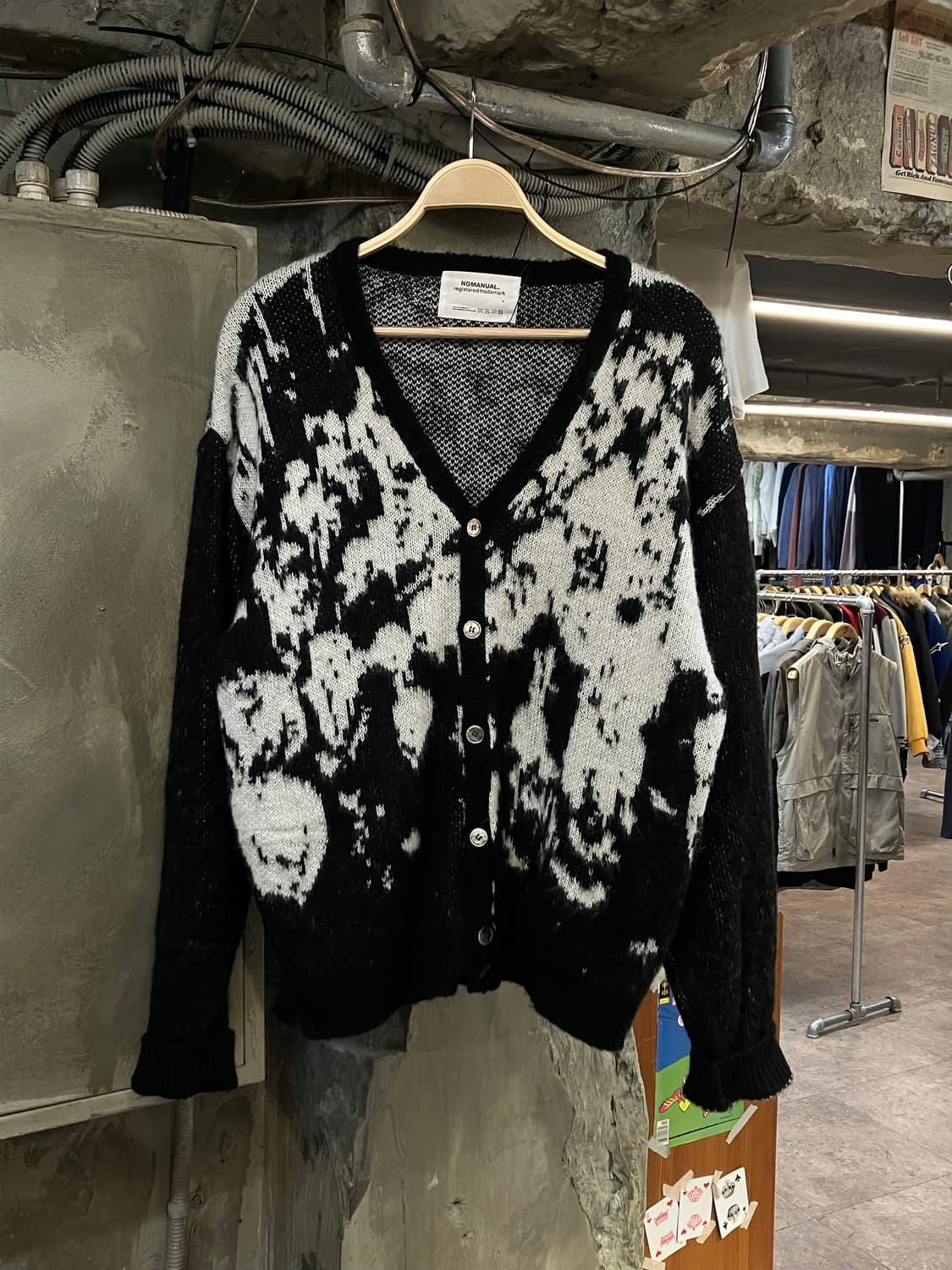 노매뉴얼 니트 가디건 M 블랙  #csz2527 상품이미지1