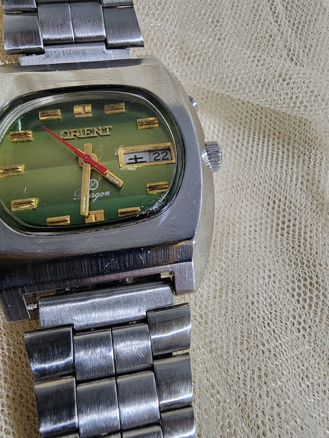 80's 빈티지 오리엔트  드래곤 17석 오토매틱 시계 상품이미지7