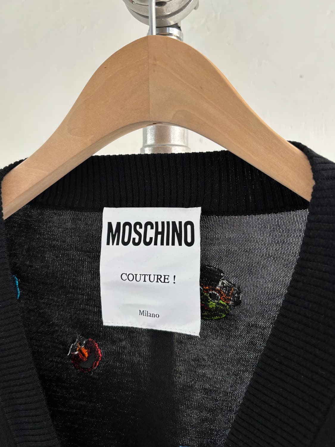 Moschino 모스키노 x 세사미 스트리트 블랙 가디건 상품이미지3