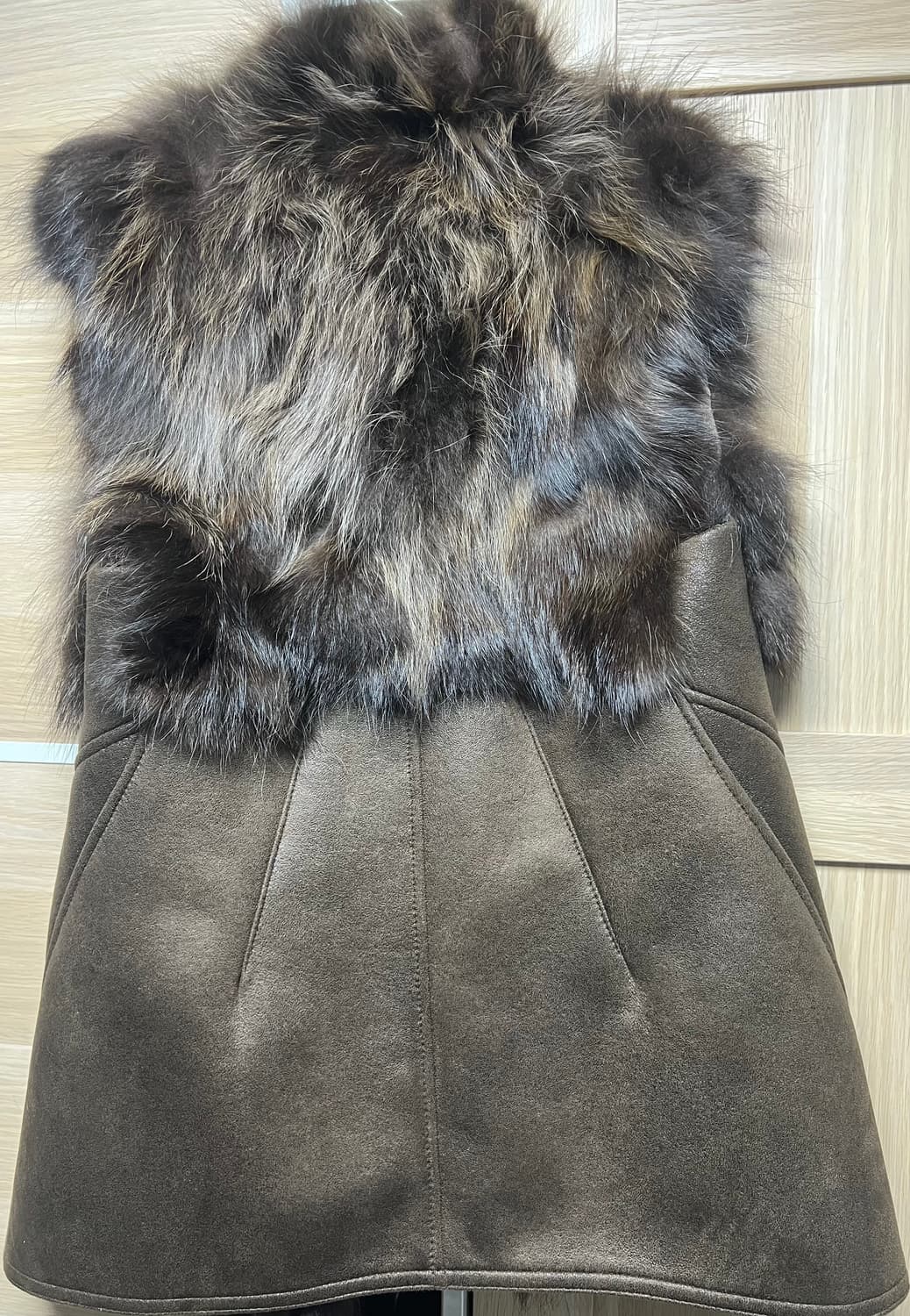 켈리무스탕 조끼 리얼 폭스 퍼 S 55 상품이미지5