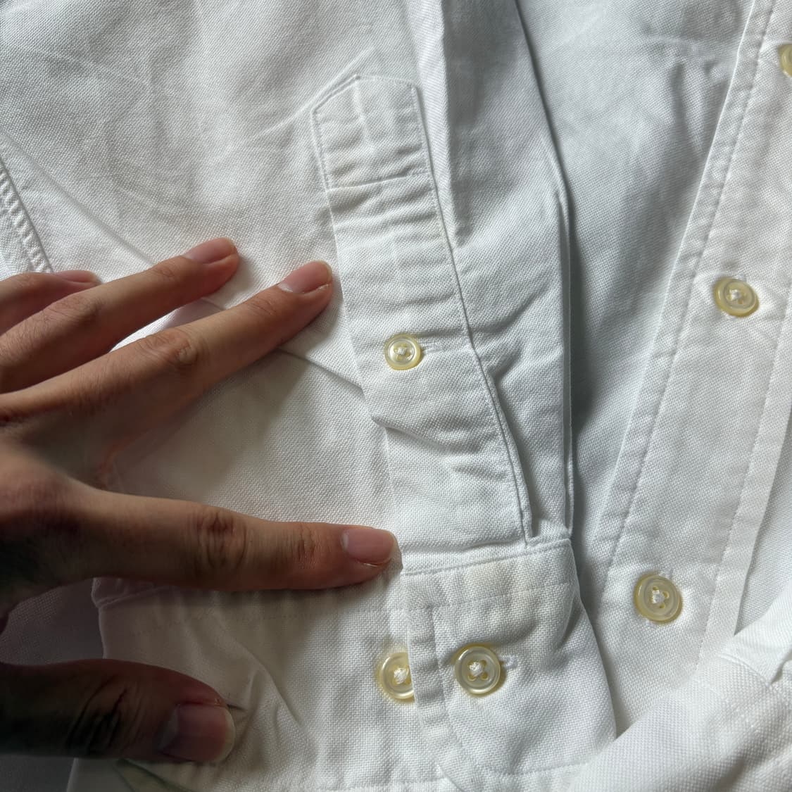 폴로 정품 화이트 멀티 포니 로고 옥스포드 셔츠 상품이미지9