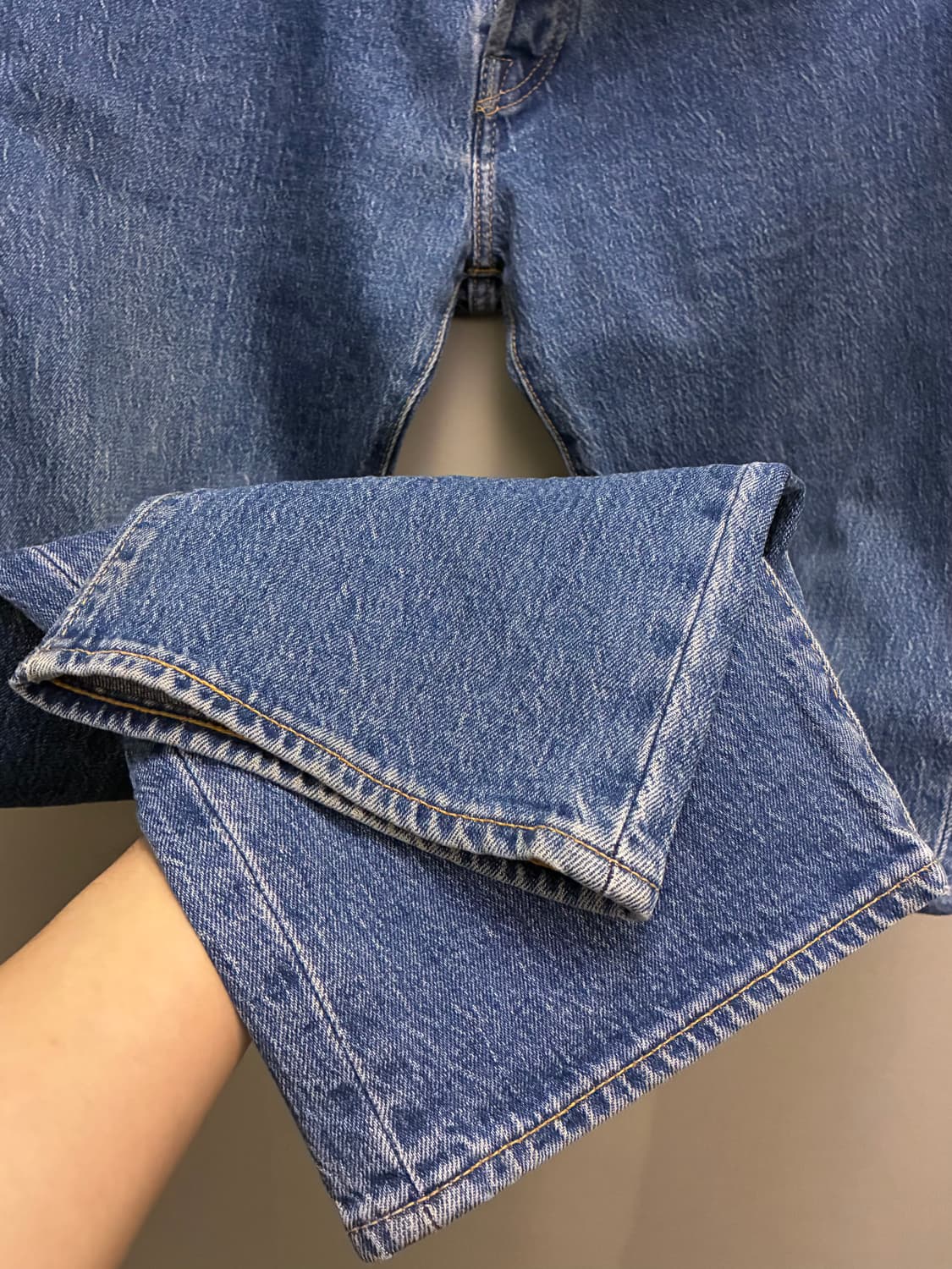 (31~32)Levis 리바이스 프리미엄 빅E 501 93 중청 데님 상품이미지4