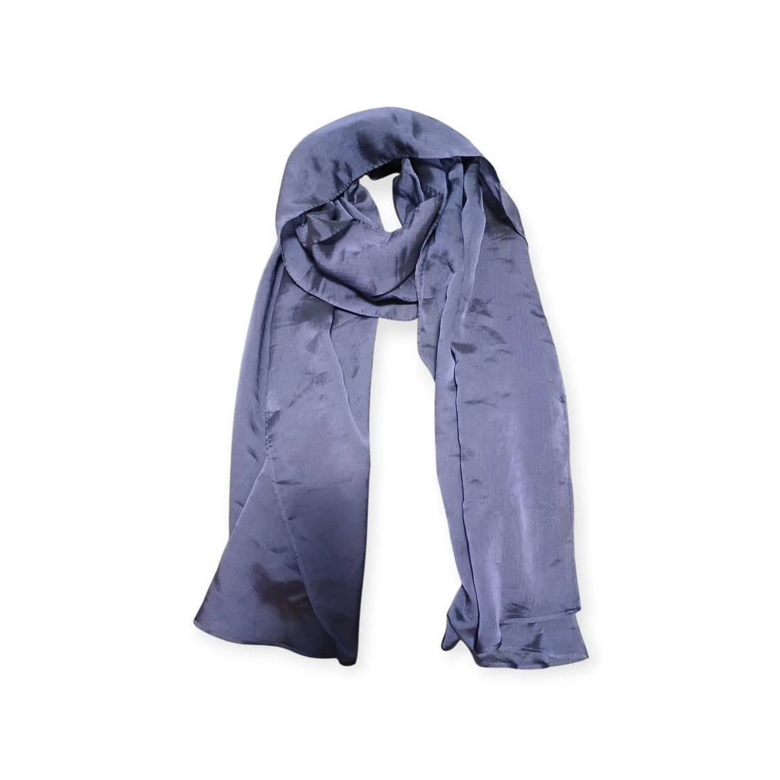 네이비 실크스카프  상품이미지1