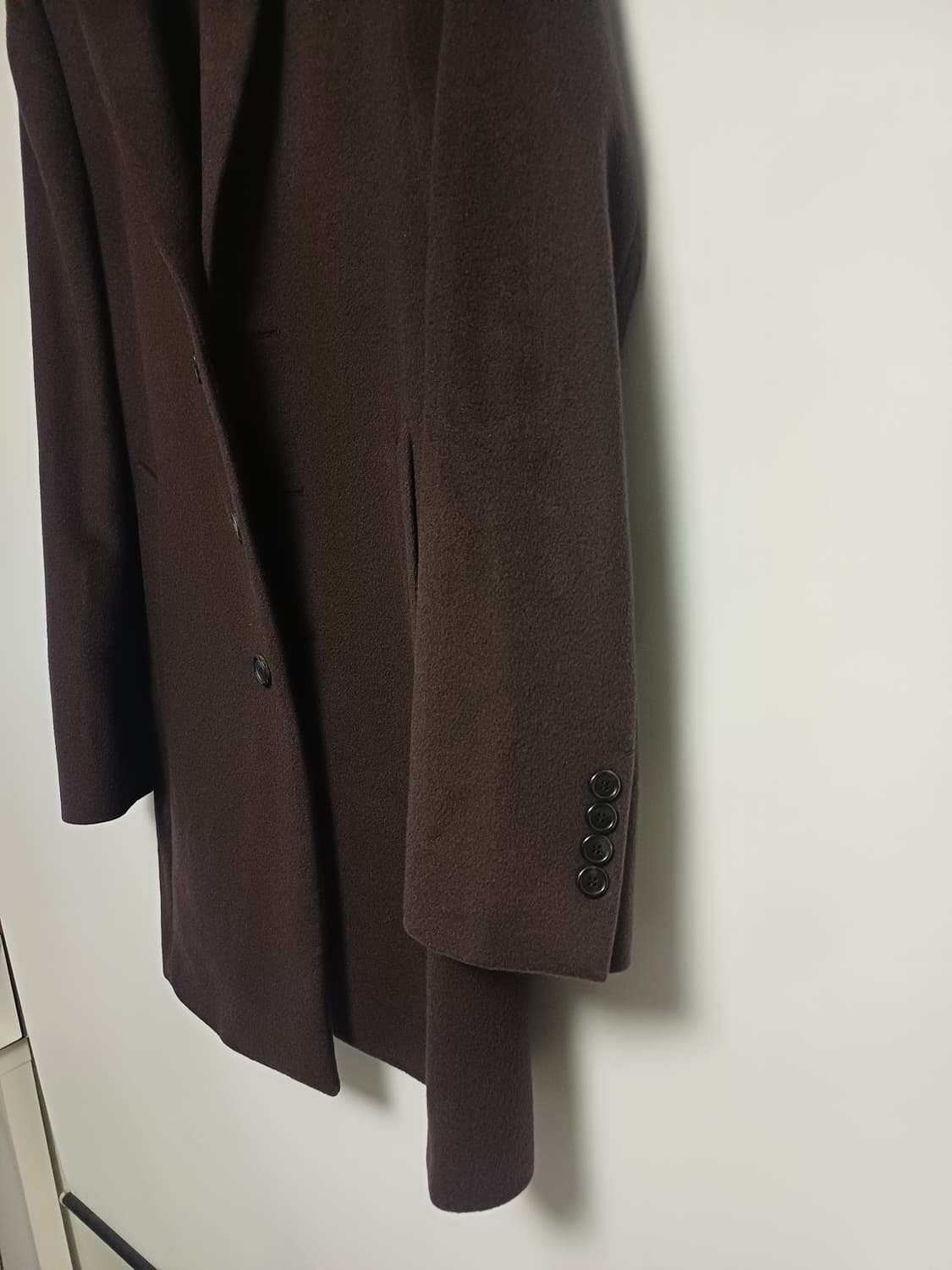 SOLID HOMME 16FW 캐시미어50 롱코트 / 46 / 상태 상급 상품이미지4