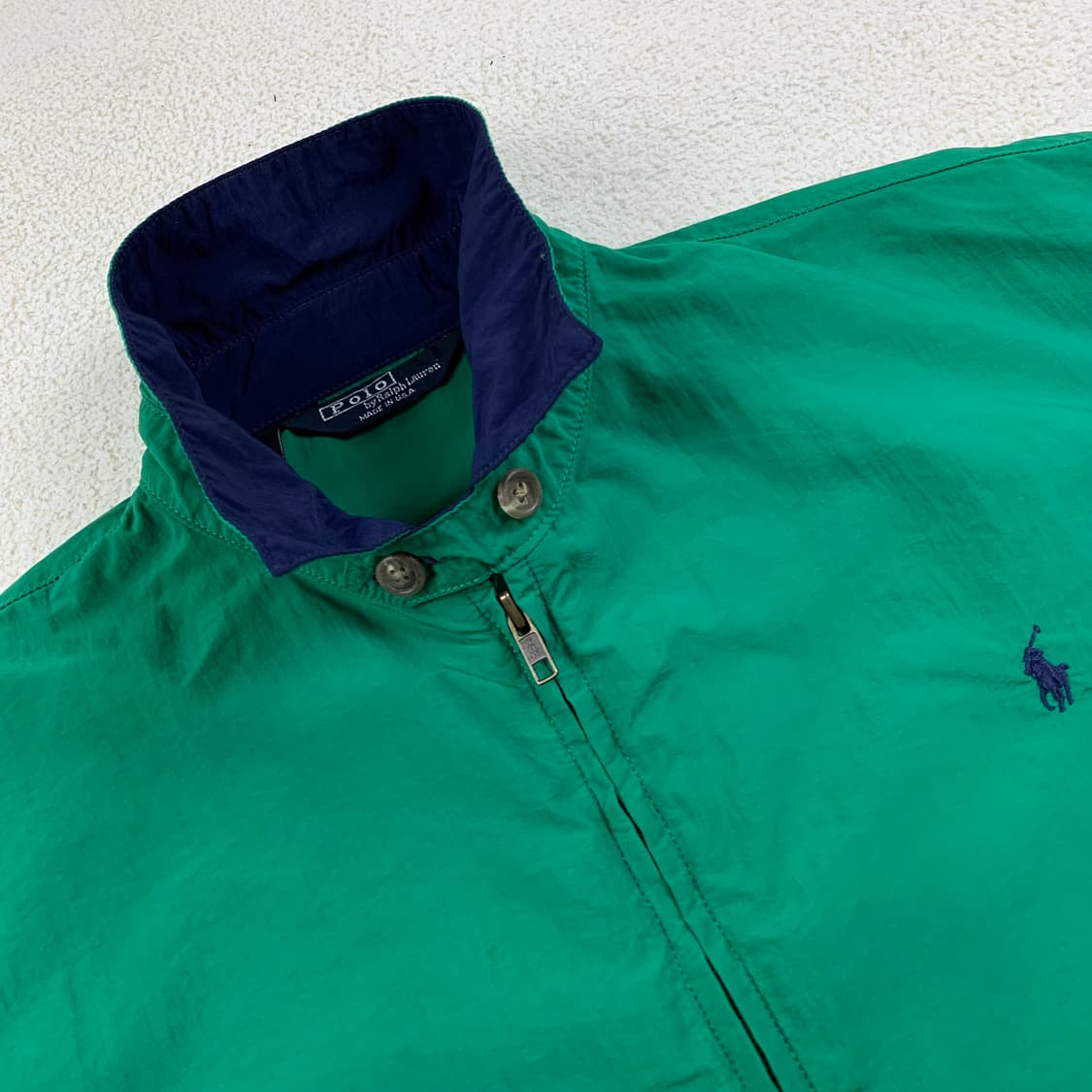 90's made in usa 폴로 랄프로렌 포니로고 나일론 자켓 상품이미지3