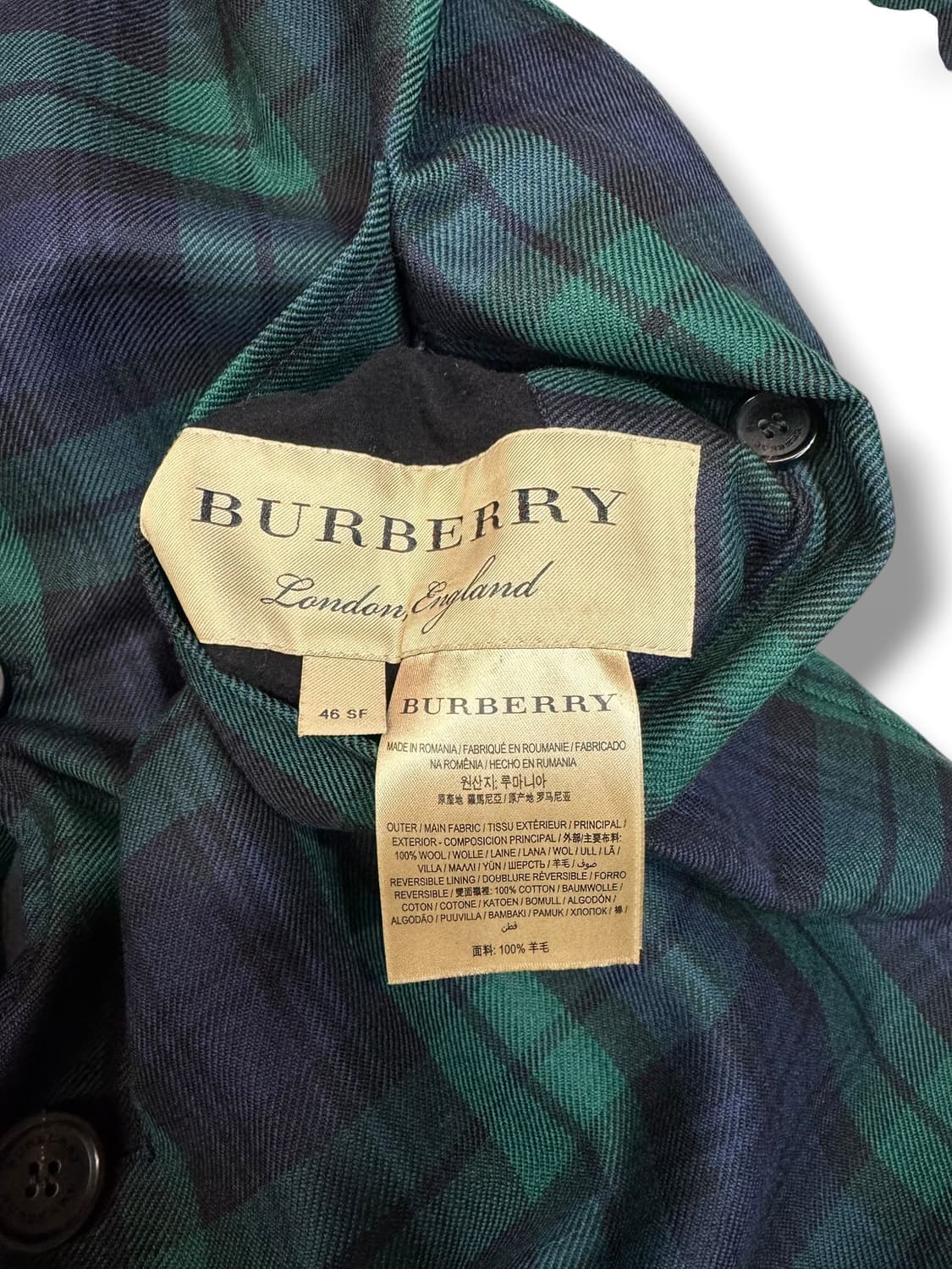 버버리 리버시블 캠든 카 코트 (S)   상품이미지9