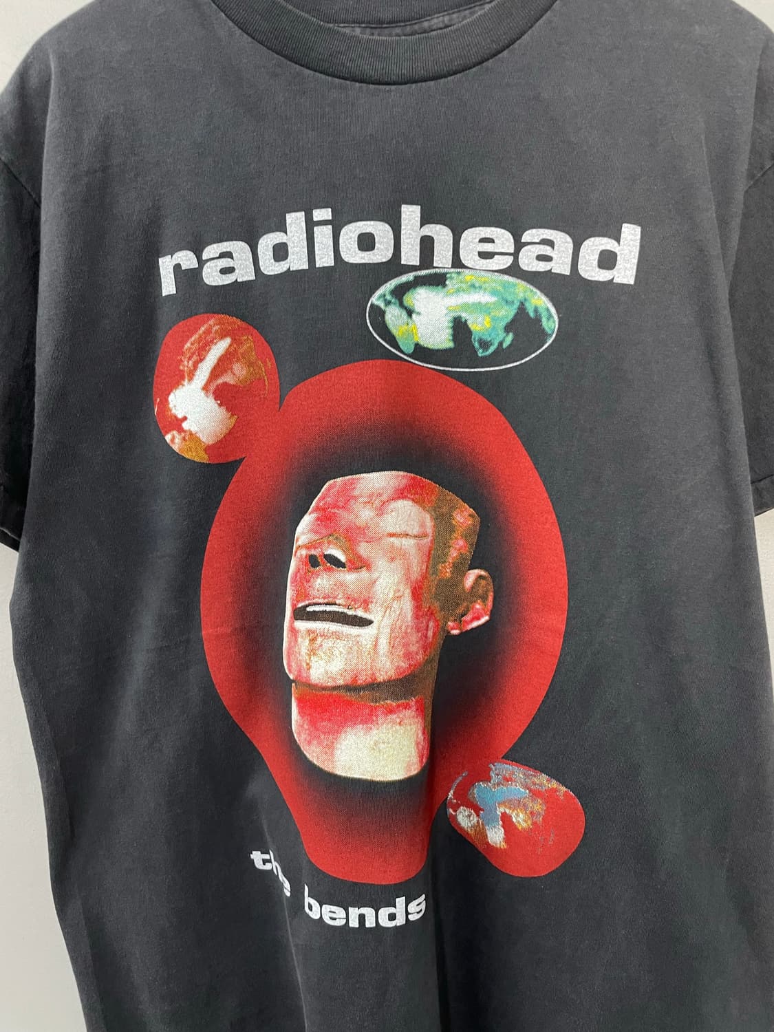 빈티지 라디오헤드 월드투어 반팔 H2443 상품이미지3
