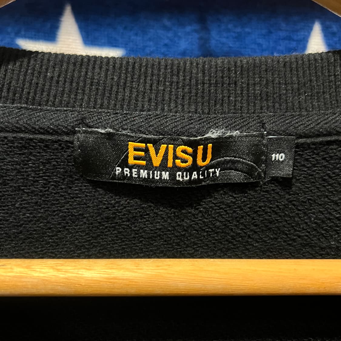 EVISU 에비수 맨투맨 블랙 상품이미지3