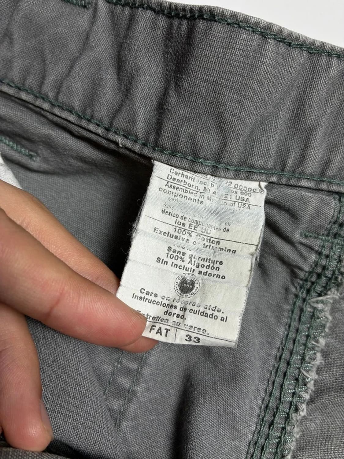 칼하트 빈티지 워크 카펜터 반바지 R1348 상품이미지7