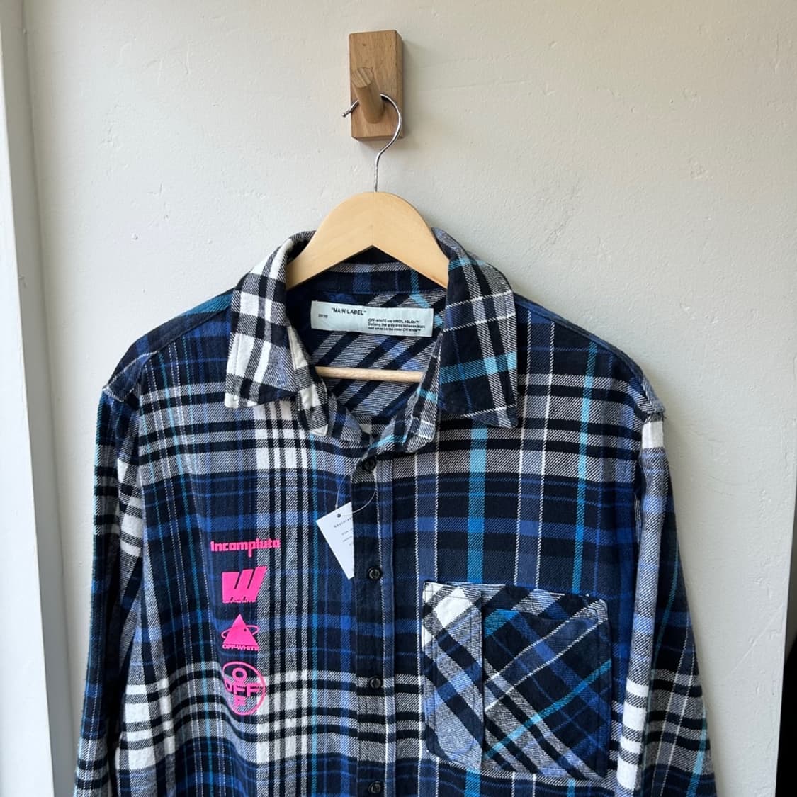 16646 - 오프화이트 마리아나 체크 셔츠 상품이미지1