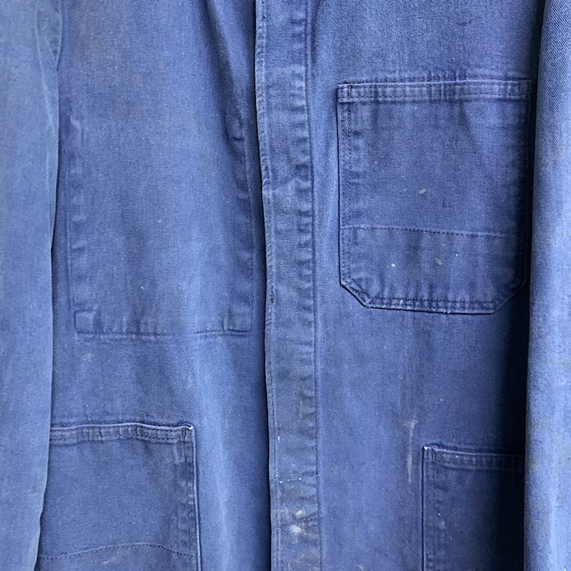 빈티지 페이딩 프렌치 워크 자켓 L 상품이미지3