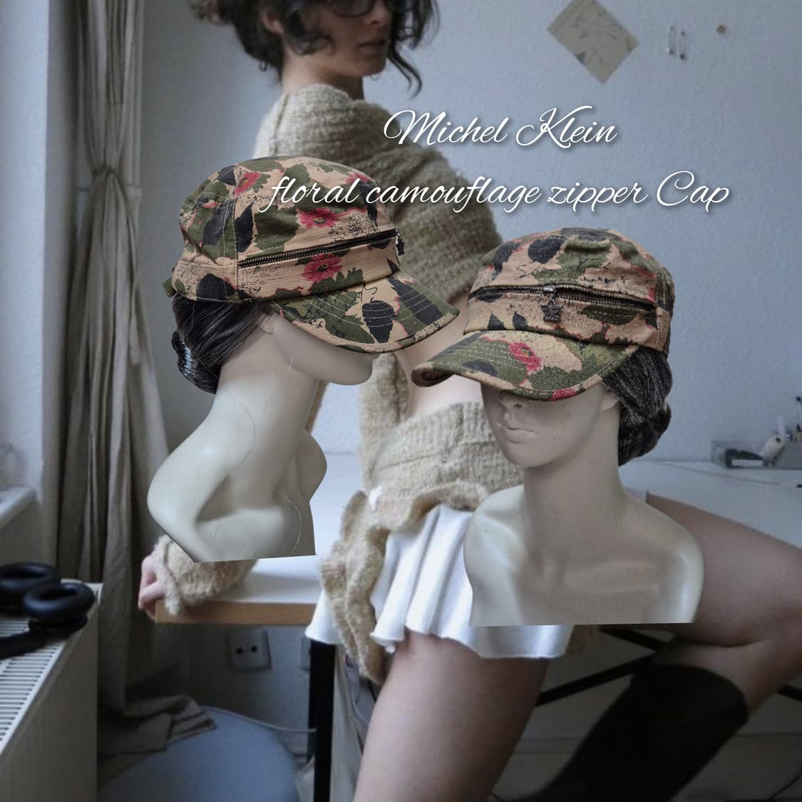 Michel Klein floral camouflage zipper 상품이미지1