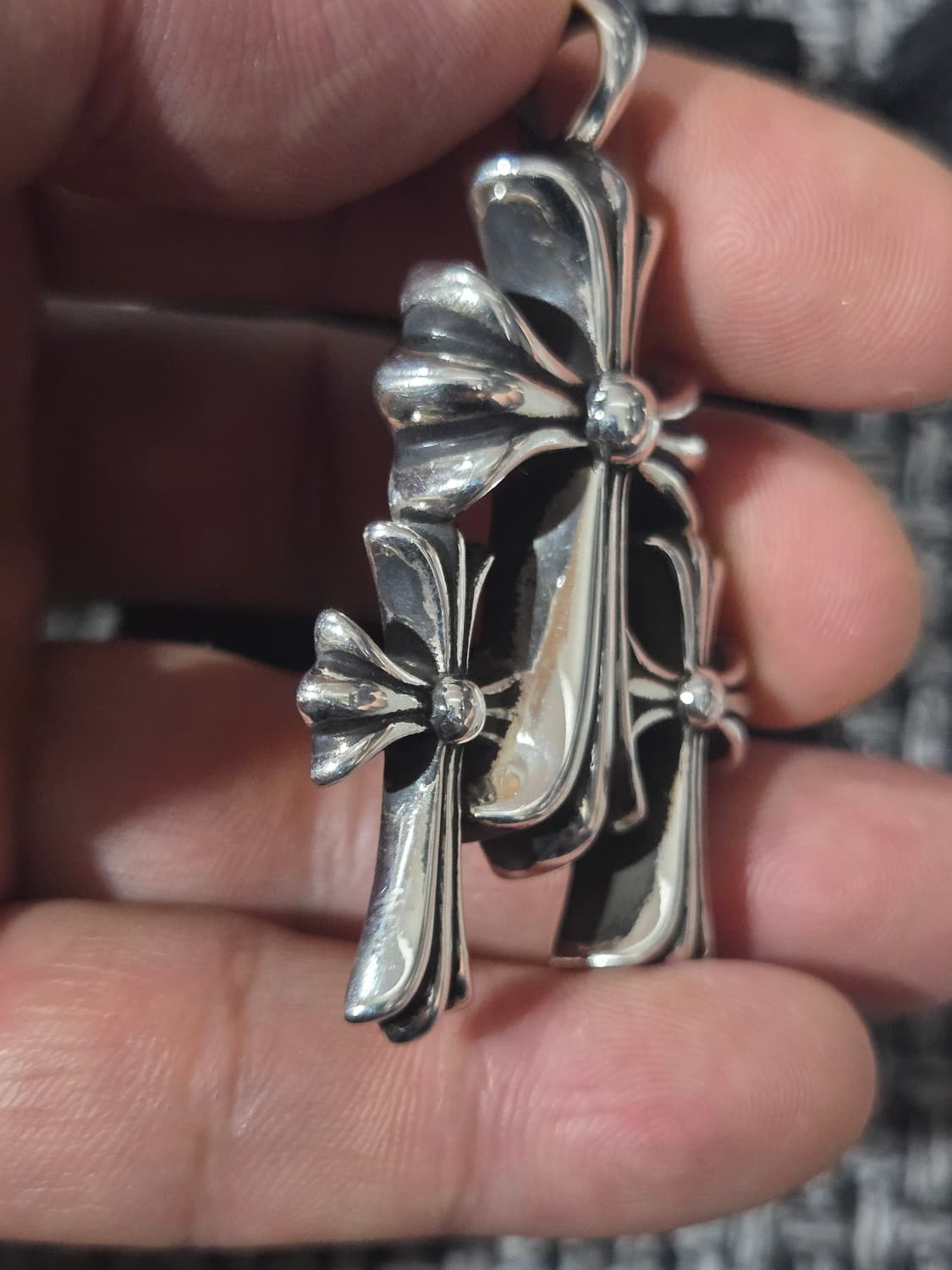 크롬하츠 3ch 크로스 펜던트(정품) 상품이미지5