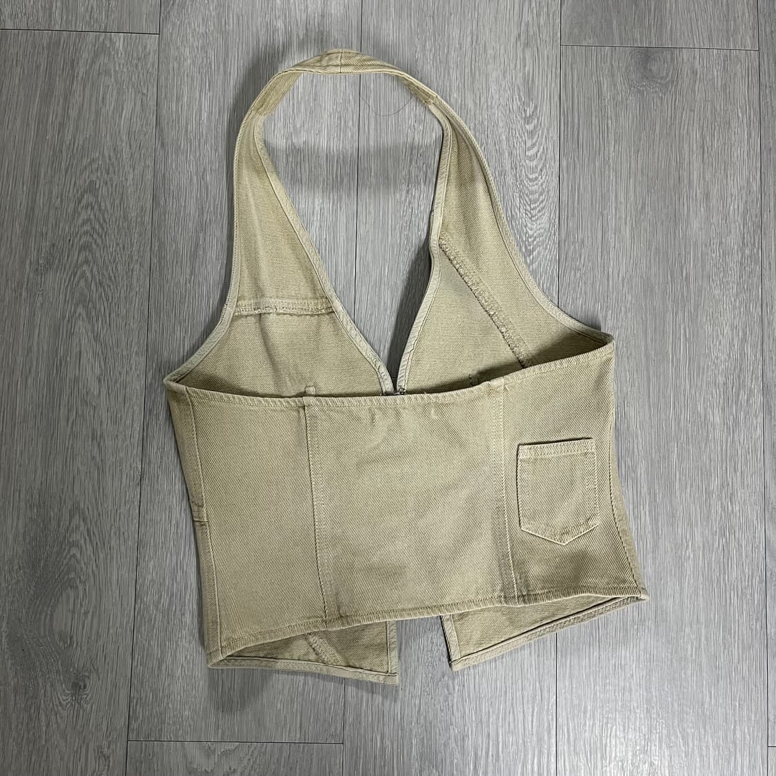 기마구아스 beverly vest beige s 상품이미지6