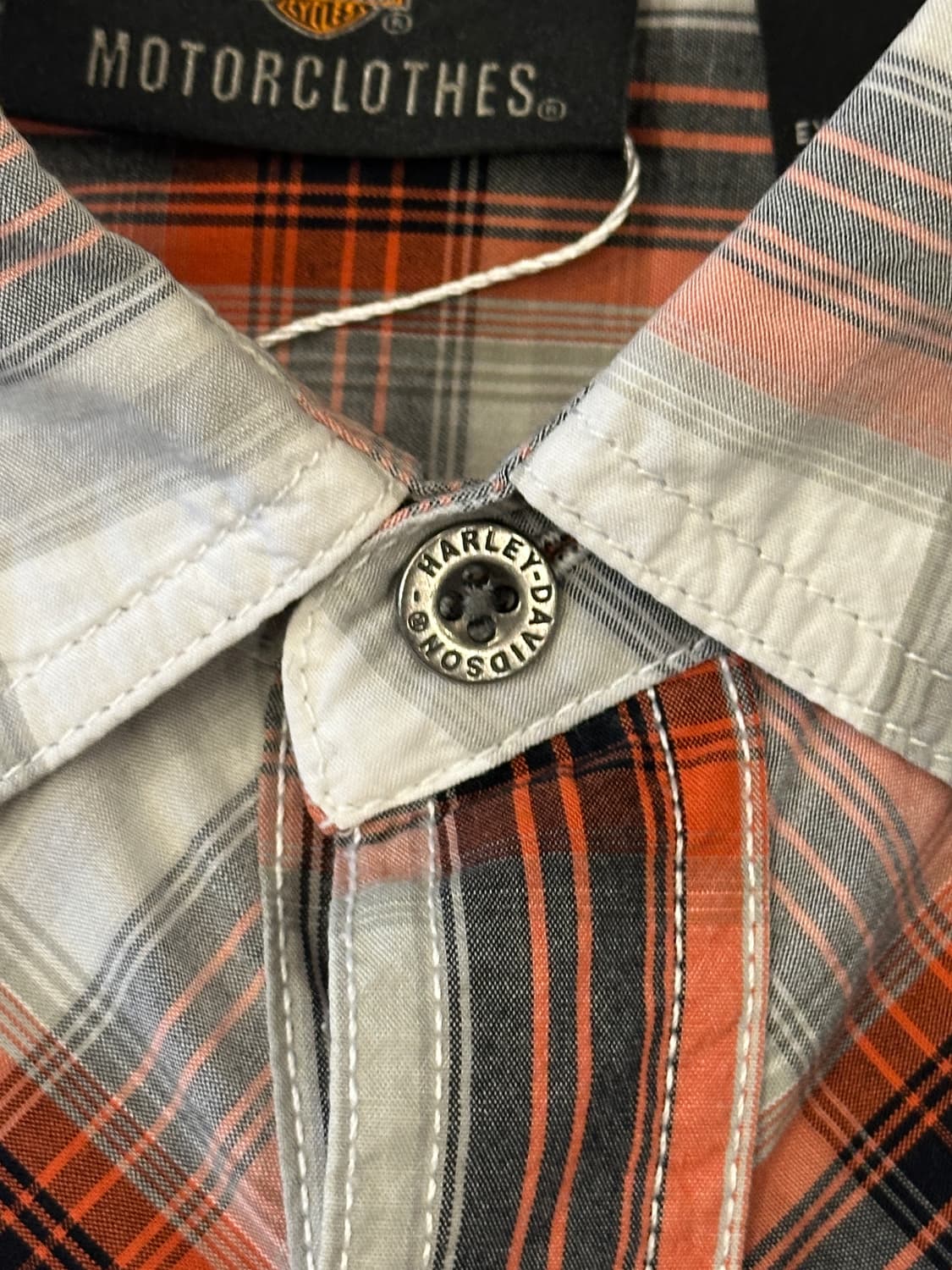 Harley Davidson 할리 데이비슨 체크셔츠 XL 상품이미지5
