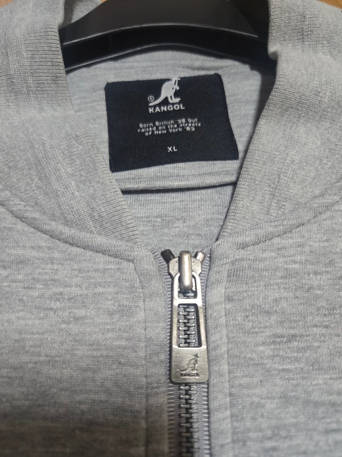 캉골 남성 그레이 면 집업 상품이미지8